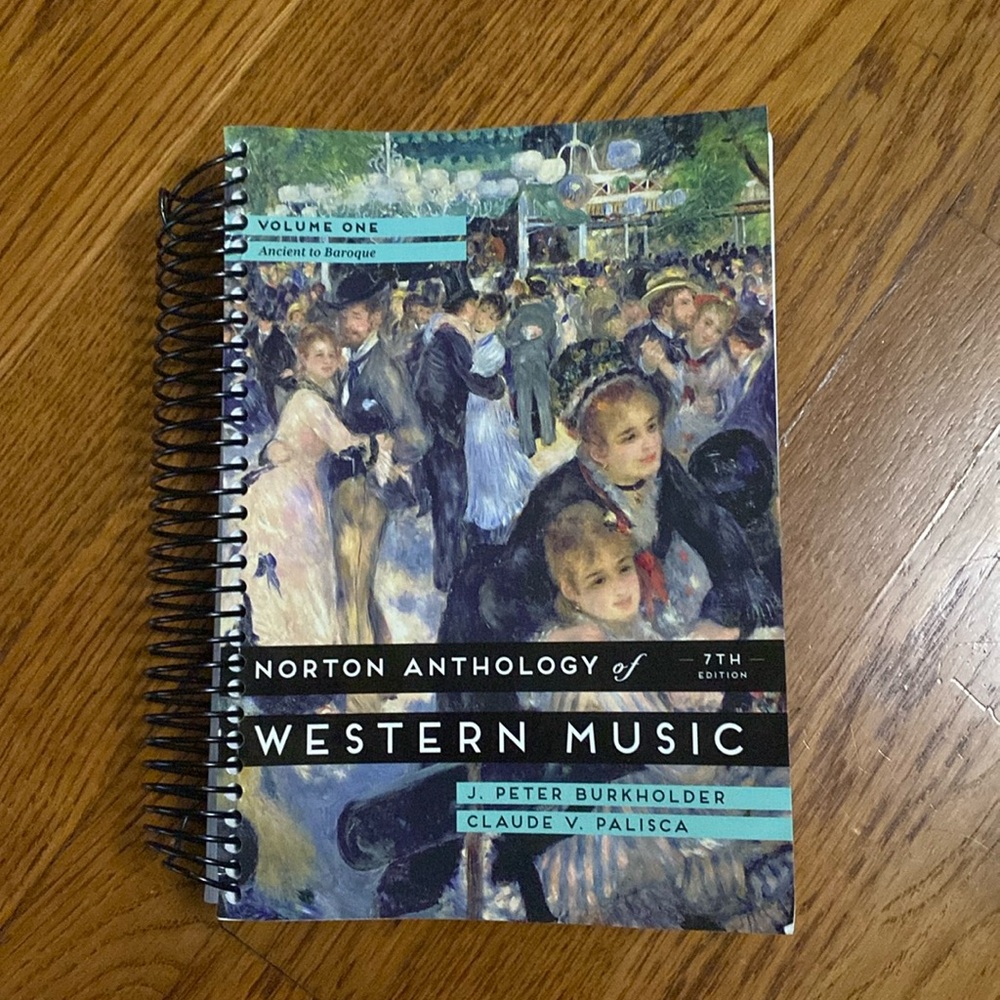 Norton Anthology of Western Music Volume 1